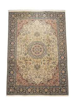 Vintage Kirman-Style Ivory Medallion