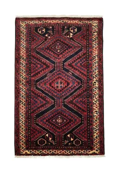 Vintage Turkmen Shiraz Qashqai Burgundy