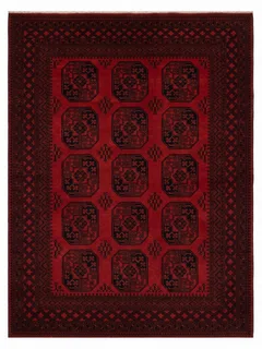 Afghan Ersari Elephant Foot Crimson