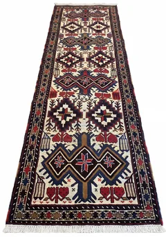 Afghan Kilim Runner Ivory Tree of Life