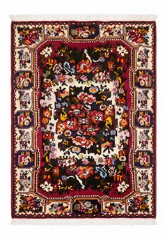Bakhtiari Floral Garden Crimson