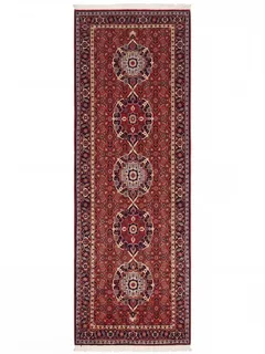 Bidjar Medallion Runner Red