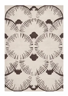 Contemporary Fan Medallion Ivory Taupe
