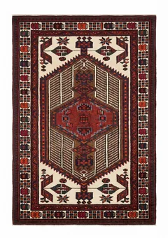 Hamadan Medallion Ivory