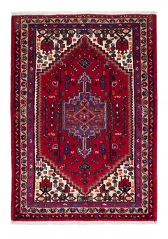 Hamadan Medallion Red Blue