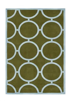 India Modern Circle Olive