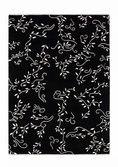 Indo-Nepali Vine Scroll Black
