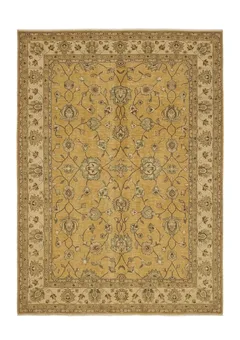 Kashan All-Over Floral Gold