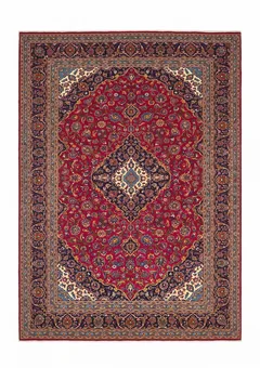 Kashan Medallion Crimson