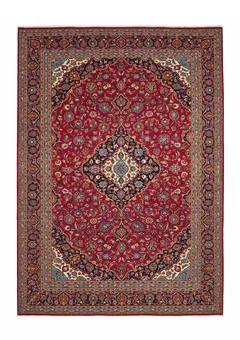 Kashan Medallion Crimson