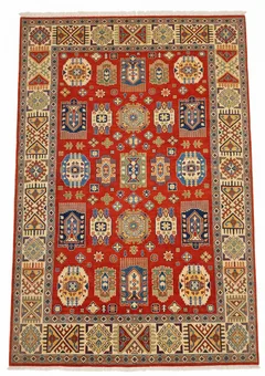 Kazak All-Over Medallion Red