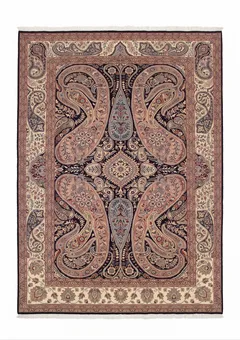 Kerman Boteh Paisley Rose Ivory