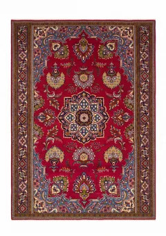 Mashhad Medallion Crimson