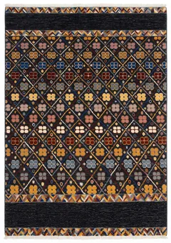 Moroccan Lattice Floral Multicolor