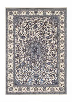 Nain Medallion Ivory Blue