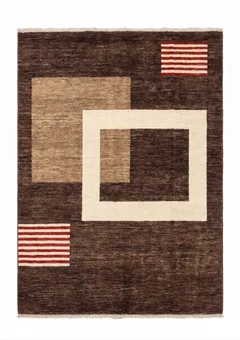 Pakistani Gabbeh Geometric Brown