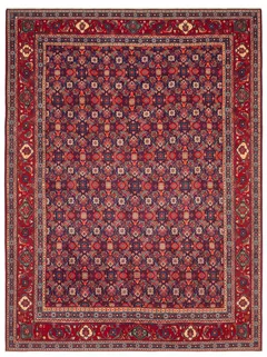 Bijar All-Over Herati Navy