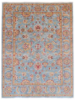 Chobi Ziegler Floral Sky Blue