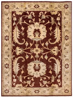 Sultanabad Palmette Vine Scroll Burgundy