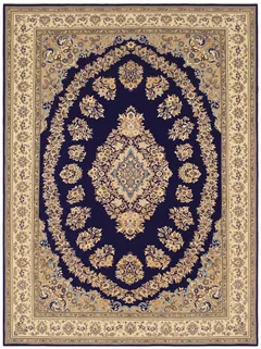 Kerman Medallion Floral Purple