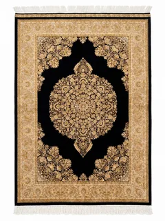 Qum Medallion Black Gold