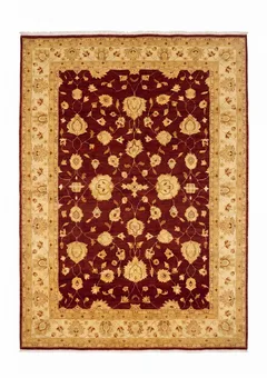 Sultanabad Palmette Vine Scroll Burgundy