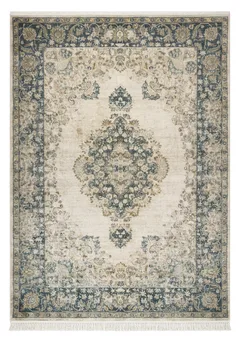 Tabriz Floral Medallion Ivory