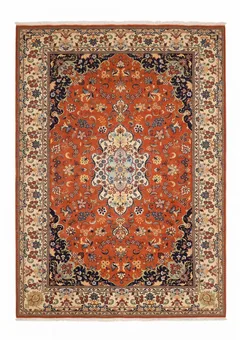 Tabriz Medallion Floral Terracotta