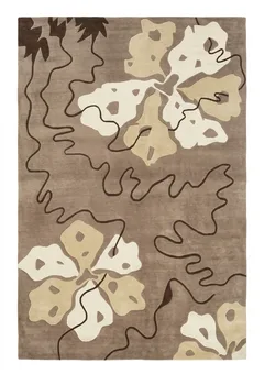 Tibetan Abstract Organic Taupe