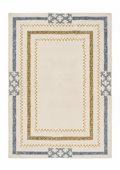 Turkish Minimalist Border Ivory Gold