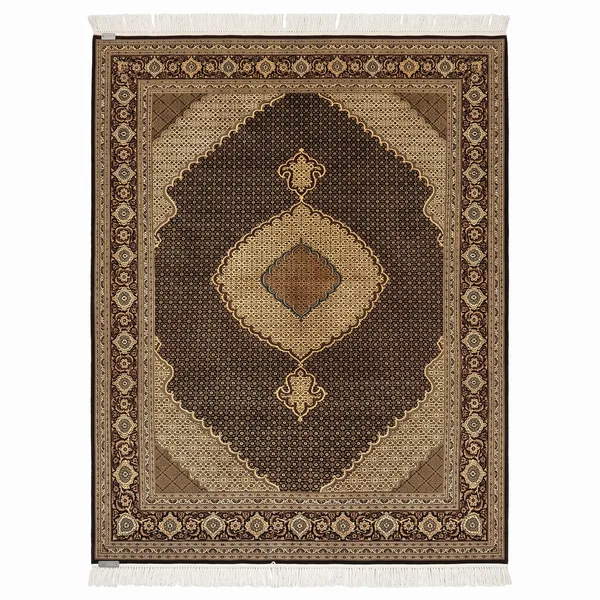 Tabriz Mahi Medallion Midnight Blue, Tabriz, Iran persian rug, in midnight blue, Wool, 201 × 305 cm (6'7" × 10'0"), Nasim Carpets Malaysia