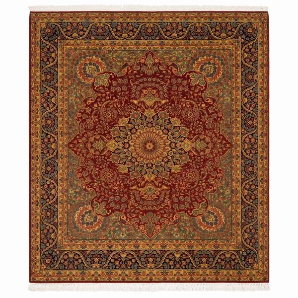 Tabriz Medallion Crimson, Tabriz, Iran persian rug, in crimson red, Wool, 293 × 396 cm (9'7" × 13'0"), Nasim Carpets Malaysia