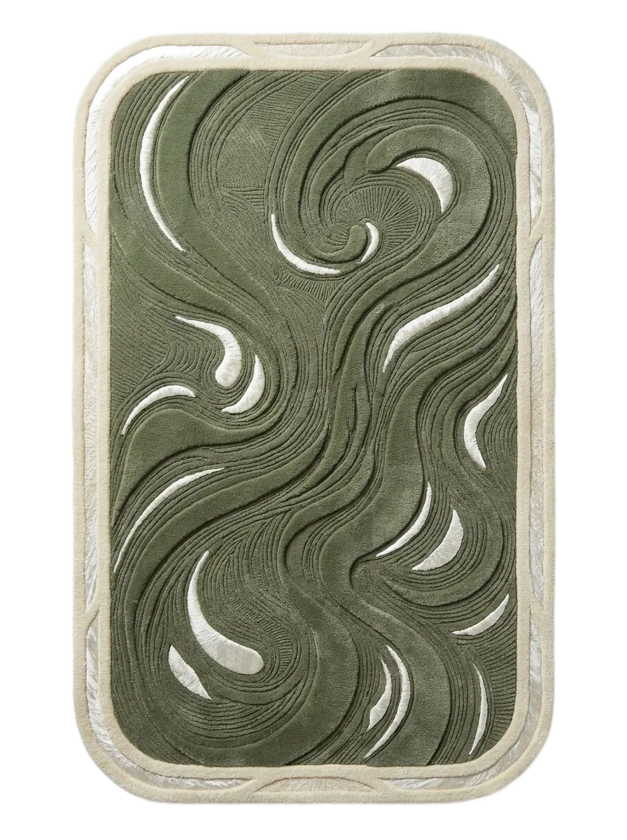 Cornice, custom rug, 200 × 300 cm (6'7" × 9'10"), Nasim Carpets Malaysia