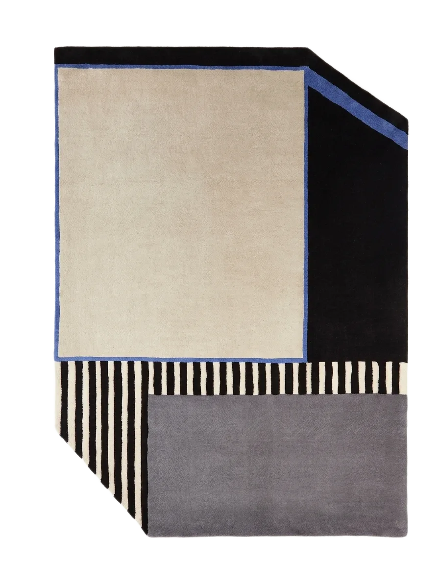 Frame on Frame, custom rug, 200 × 300 cm (6'7" × 9'10"), Nasim Carpets Malaysia