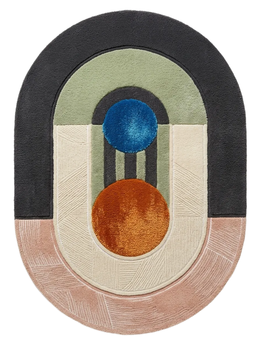 Portal, custom rug, 200 × 300 cm (6'7" × 9'10"), Nasim Carpets Malaysia