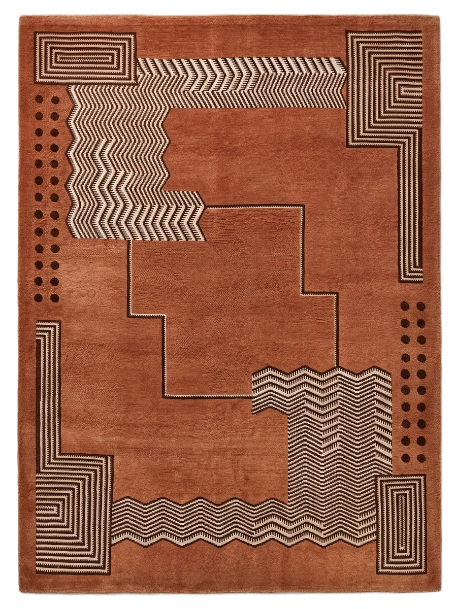 Ziggurats, custom rug, 200 × 300 cm (6'7" × 9'10"), Nasim Carpets Malaysia